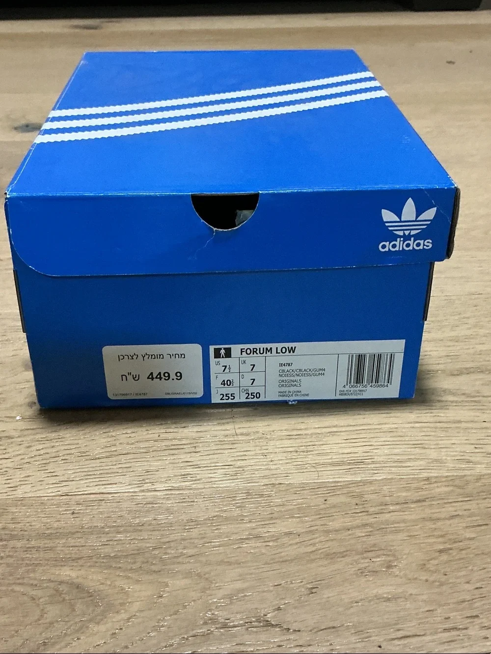 adidas Men Blue Shoe Box — Forum Low